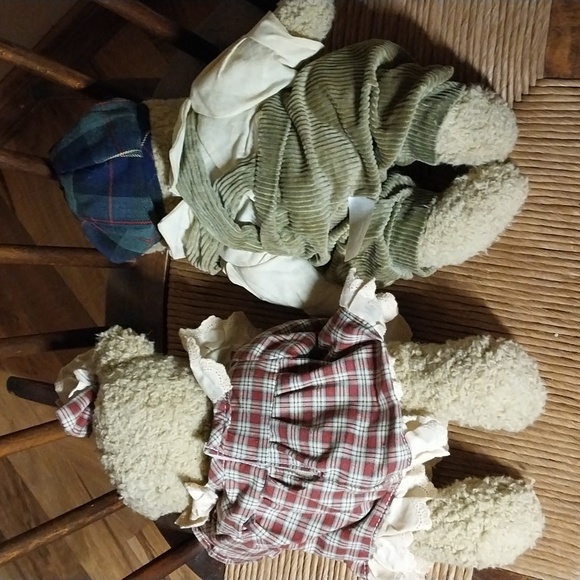 Vintage Mr. & Mrs. Bear by TL Toys - Picture 3 of 5